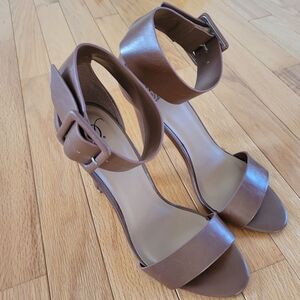 Brown Leather Women's Sandals